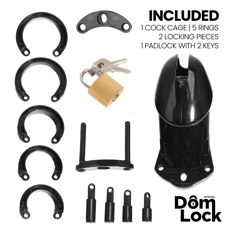Gaiola de Castidade Sentence Tamanho M DomLock — vista 4 de 5