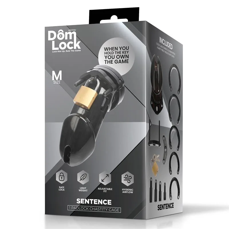 Gaiola de Castidade Sentence Tamanho M DomLock — vista 5 de 5