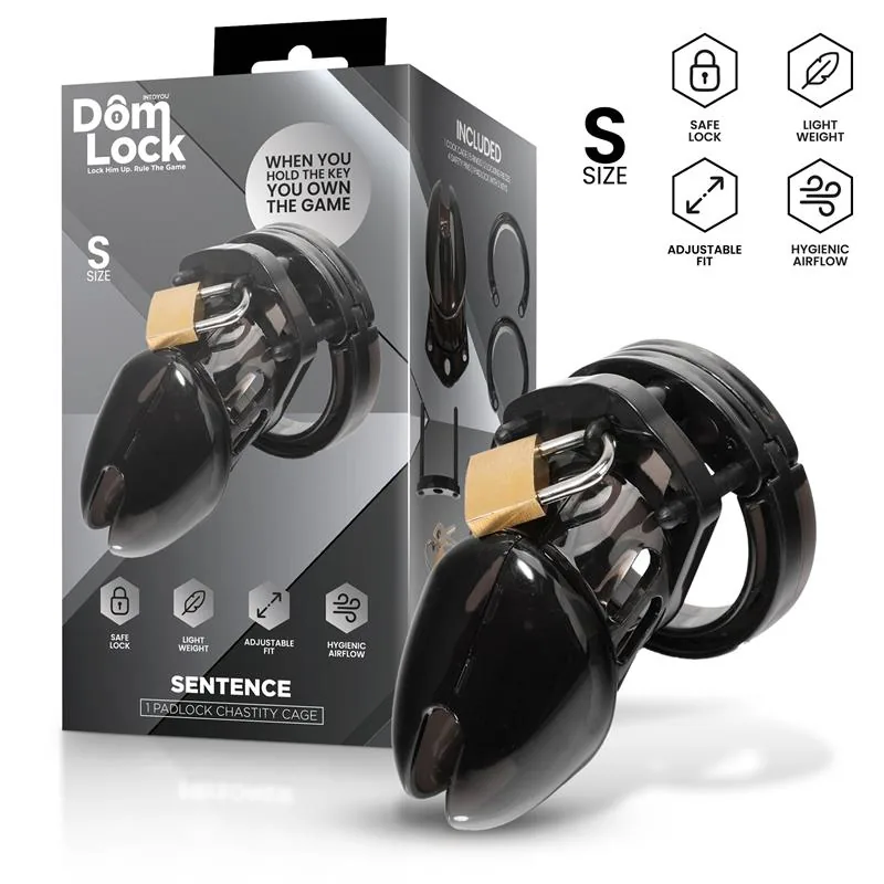 Gaiola de Castidade Sentence Tamanho S DomLock