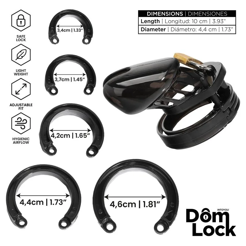 Gaiola de Castidade Sentence Tamanho S DomLock — vista 3 de 5