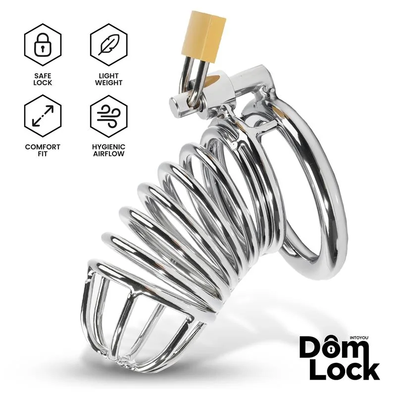 Gaiola de Castidade Warden Tamanho M DomLock — vista 2 de 5