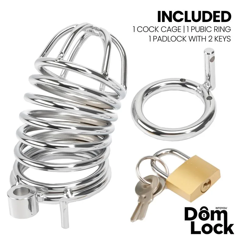 Gaiola de Castidade Warden Tamanho M DomLock — vista 4 de 5