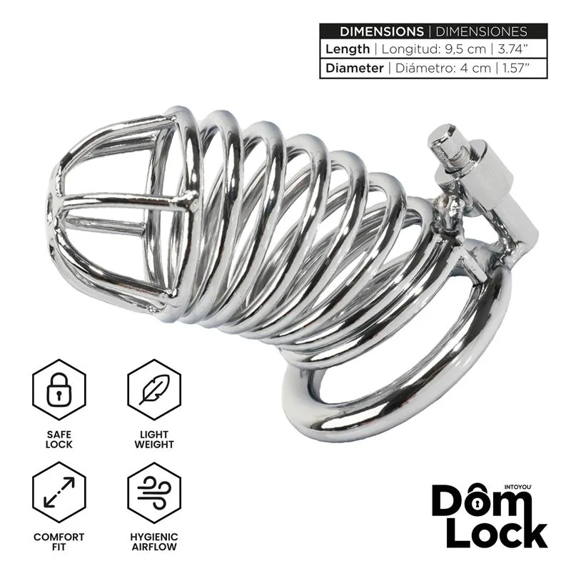 Gaiola de Castidade Warden Tamanho S DomLock — vista 3 de 5