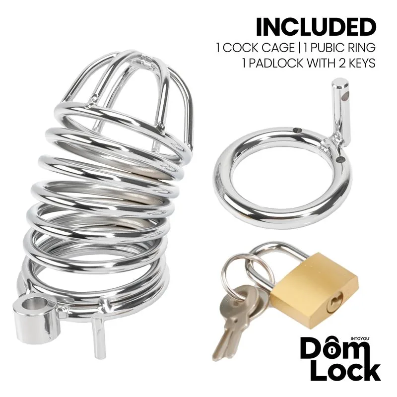 Gaiola de Castidade Warden Tamanho S DomLock — vista 4 de 5