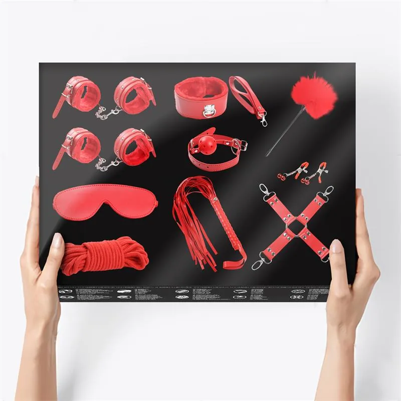 Kit de Bondage 10 Peças IntoYou Vermelho