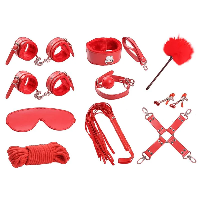 Kit de Bondage 10 Peças IntoYou Vermelho — vista 3 de 15