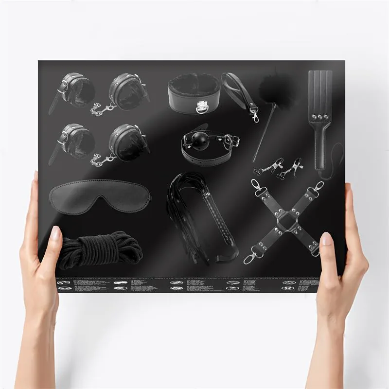 Kit de Bondage 11 Peças IntoYou Preto