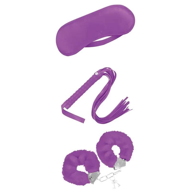 Kit de Bondage Beginners Intoyou Roxo 3 Peças — vista 4 de 7