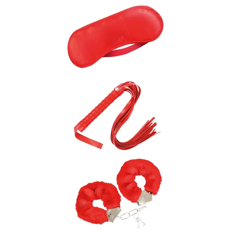 Kit de Bondage Beginners Intoyou Vermelho 3 Peças — vista 4 de 7