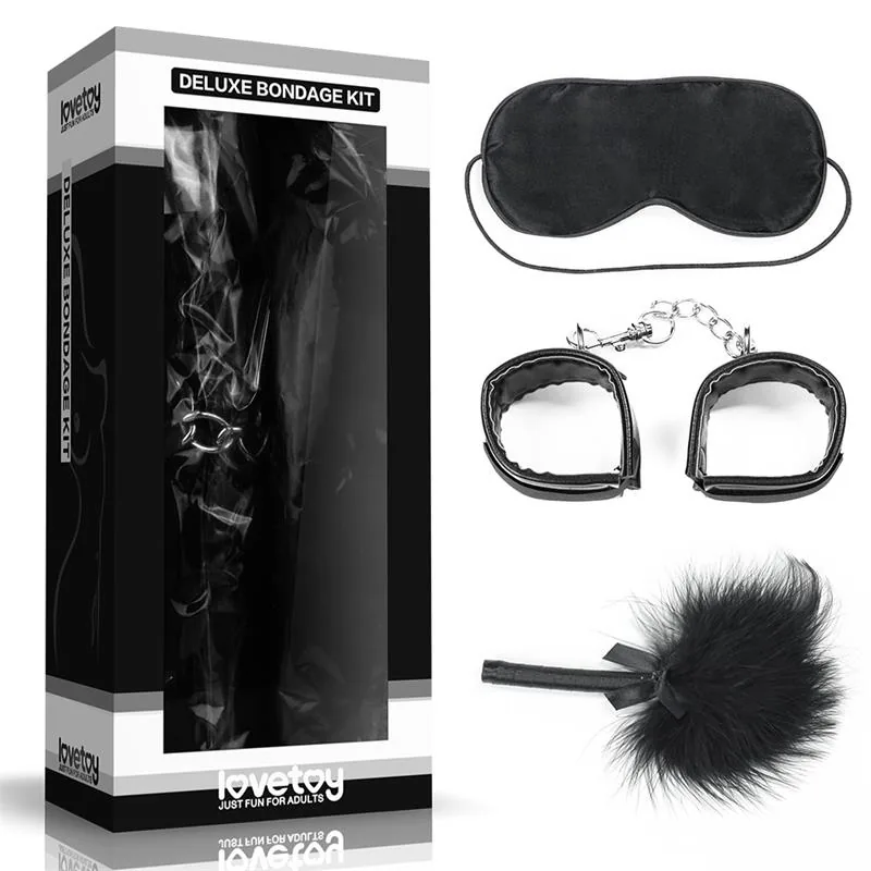 Kit Bondage Deluxe Lovetoy Preto