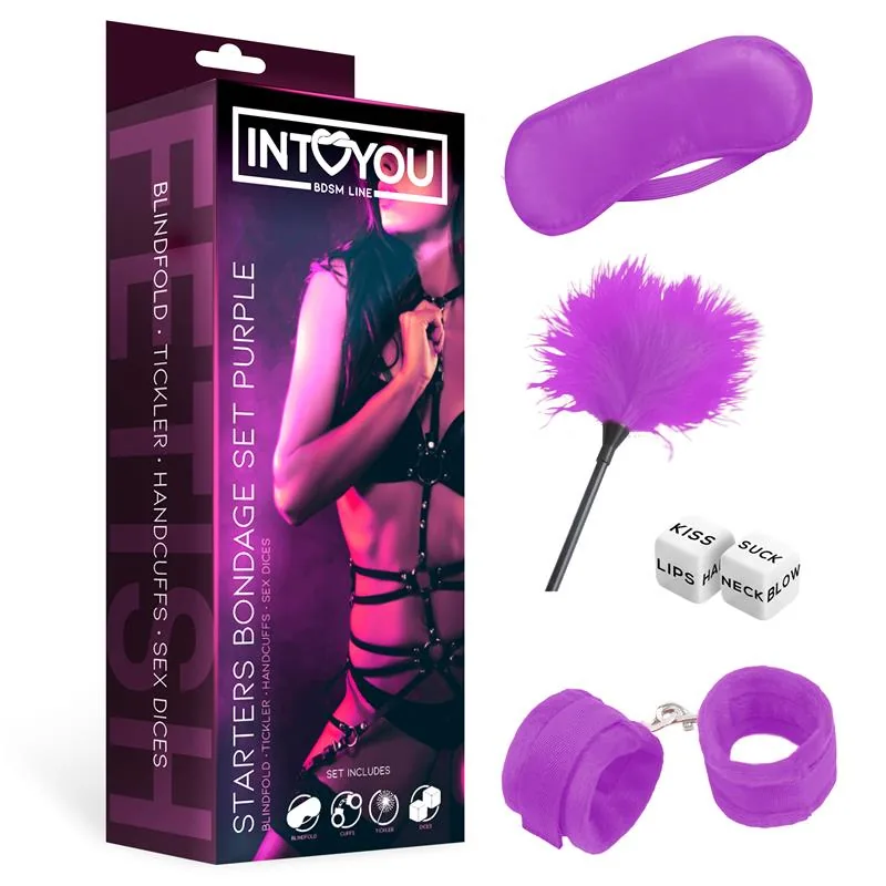 Kit de Bondage para Iniciantes IntoYou Roxo