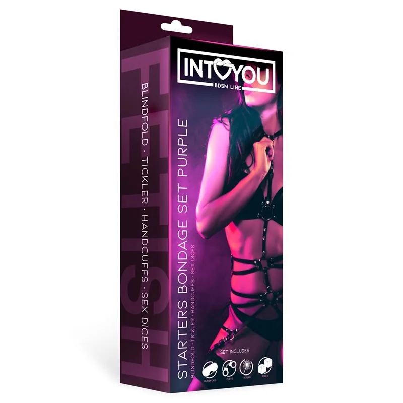 Kit de Bondage para Iniciantes IntoYou Roxo — vista 2 de 8