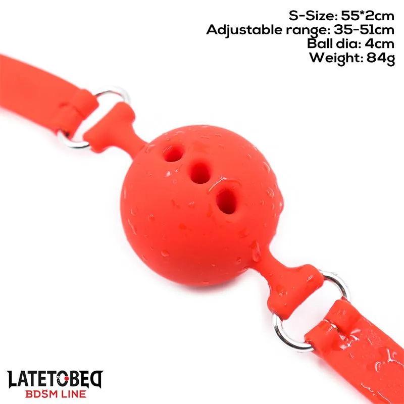 Mordaça de Bola em Silicone LateToBed 4 cm — vista 9 de 9