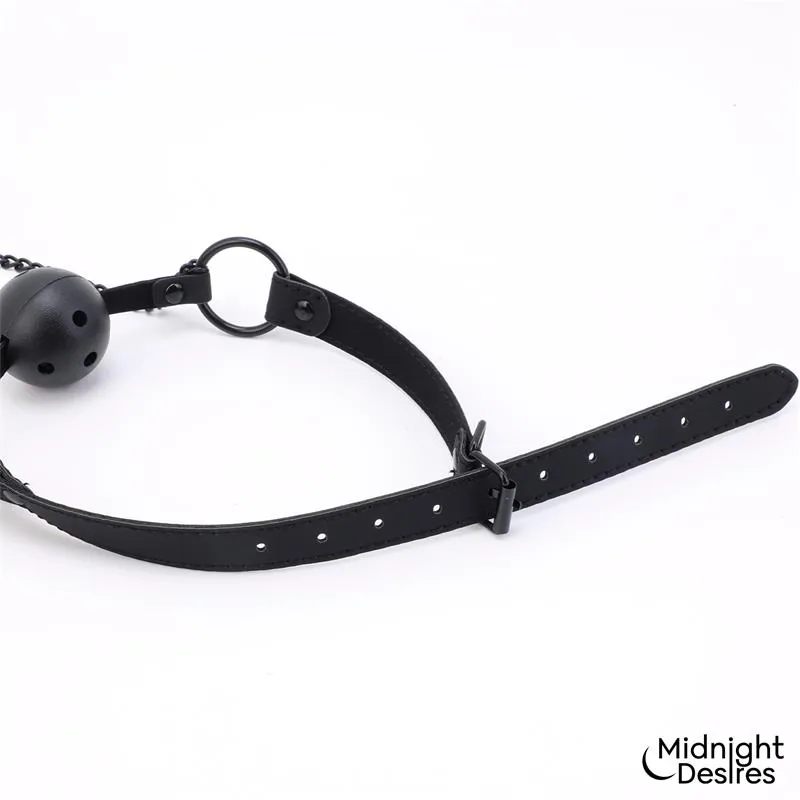Pinças de Mamilos e Mordaça Midnight Desires — vista 5 de 7