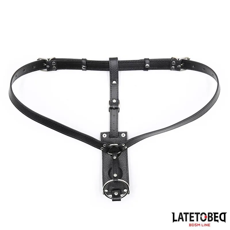 Tanga de Castidade Feminina com Encaixe Strap-On LateToBed — vista 2 de 6