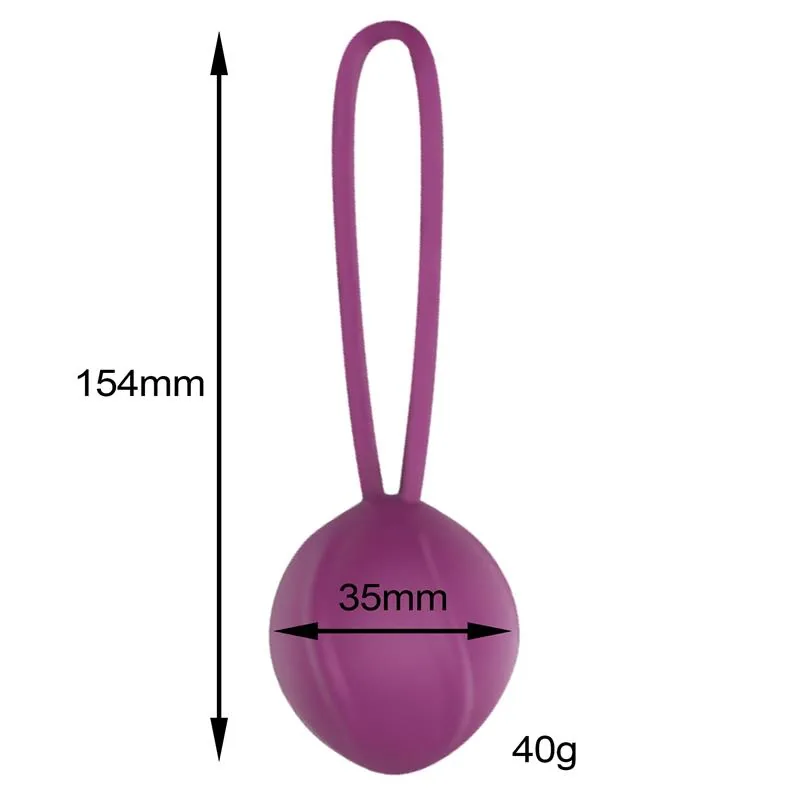 Engily Ross Leigh Bola de Kegel Silicone Roxo — vista 3 de 3