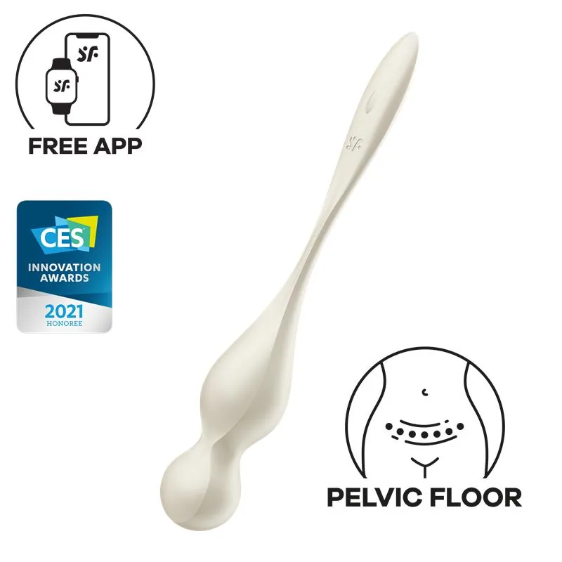Satisfyer Love Birds 1 Bolas Kegel com App Branco
