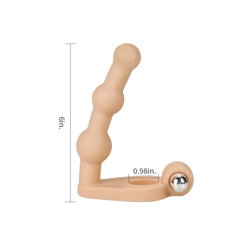 Bolas Anais Ultra Soft 6 com Vibração Lovetoy Natural — vista 6 de 7