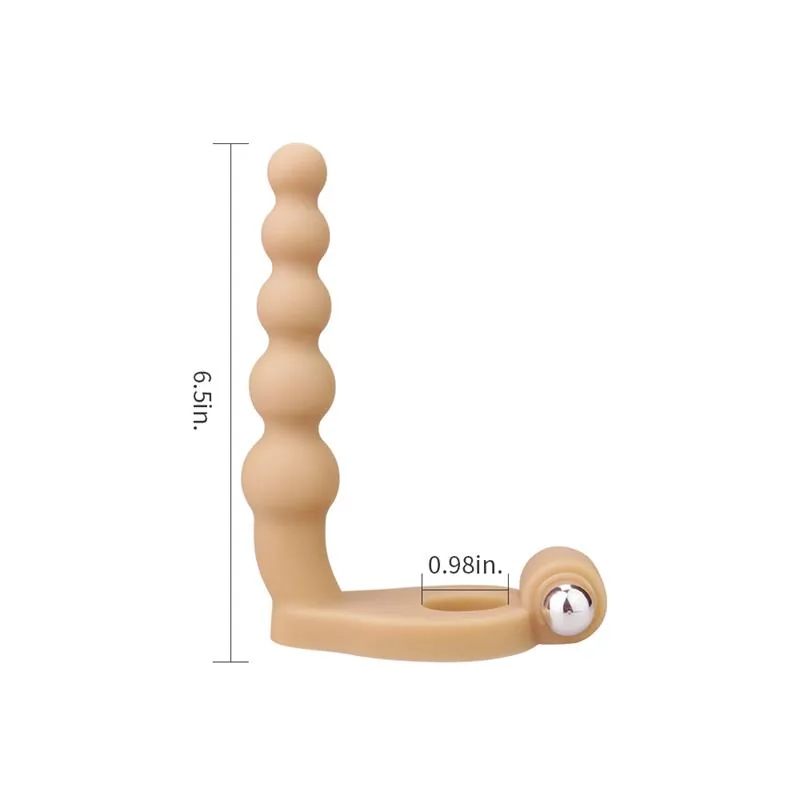 Bolas Anais Ultra Soft 6.5 com Vibração Lovetoy Natural — vista 6 de 7