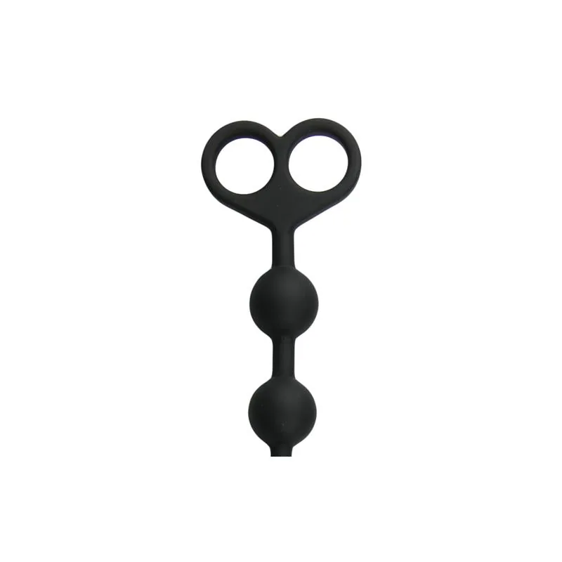 Corrente Anal Longa Preta EasyToys — vista 3 de 5