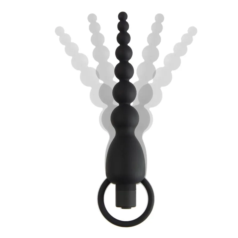 Corrente Anal Marbe com Vibração USB Silicone Tardenoche — vista 2 de 10