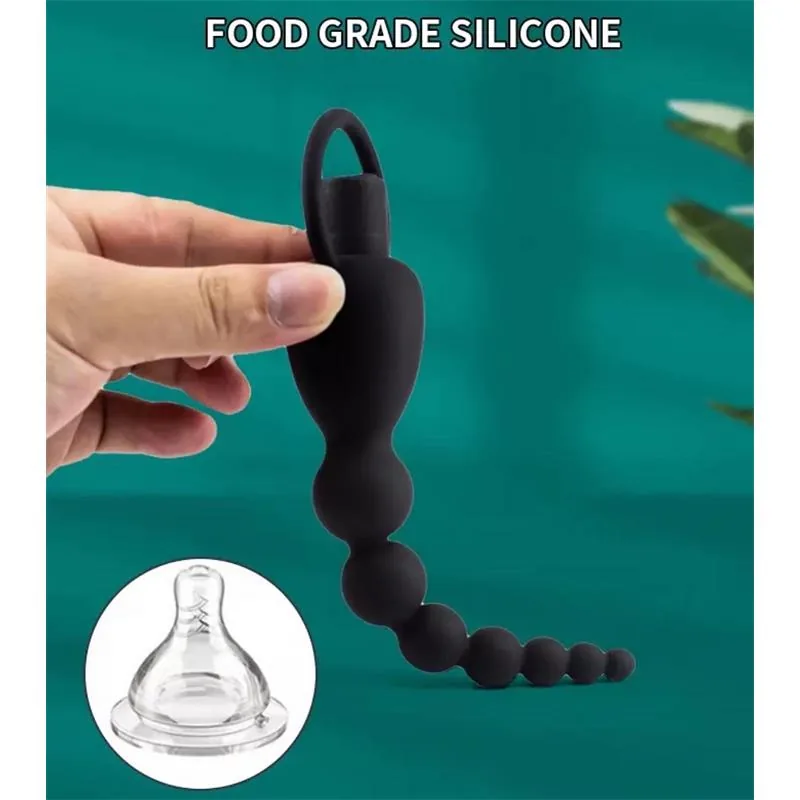 Corrente Anal Marbe com Vibração USB Silicone Tardenoche — vista 6 de 10