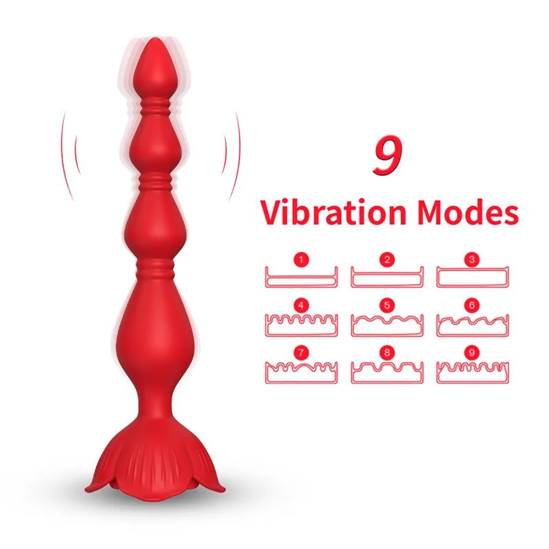 Corrente Anal Vibratória com Base em Rosa Urban Sky — vista 5 de 11