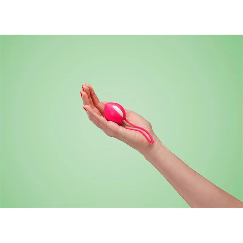Bolas de Kegel Smartball Uno Branco e Vermelho Fun Factory — vista 2 de 4