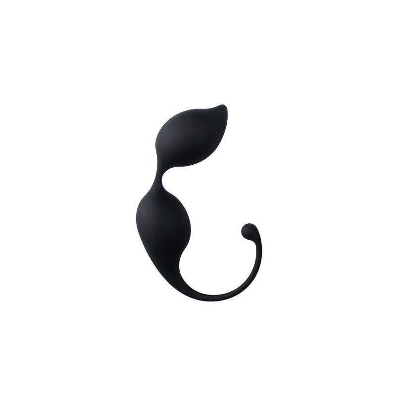 Bolas Chinesas Curvas em Silicone Pretas EasyToys