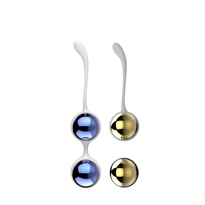 Bolas Chinesas Nalone Yani Dourado e Azul — vista 2 de 6