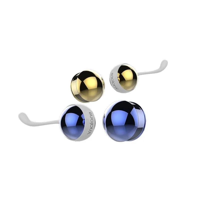 Bolas Chinesas Nalone Yani Dourado e Azul — vista 4 de 6