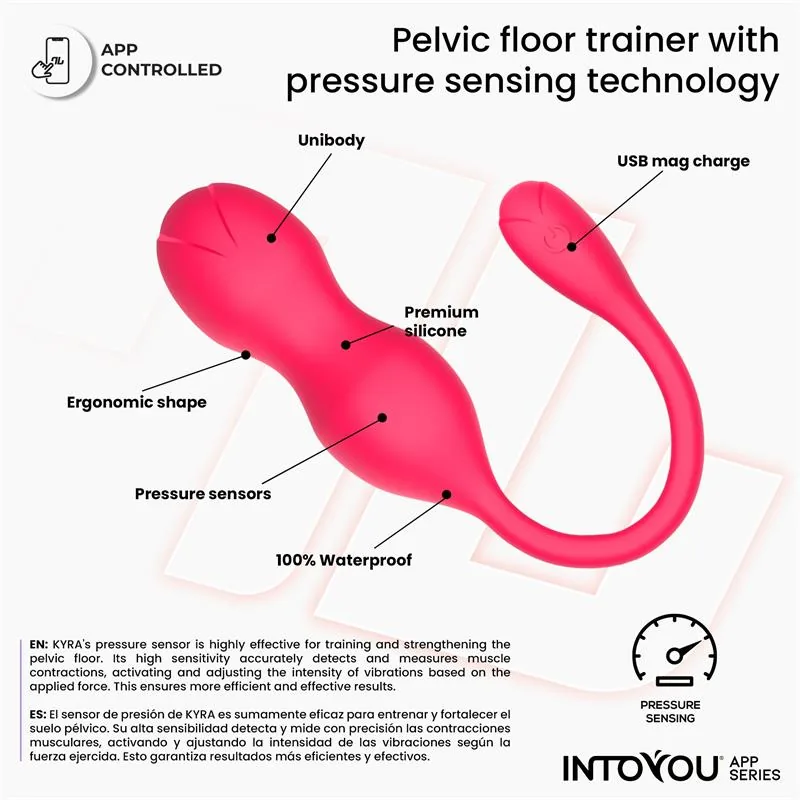 Treinador de Pavimento Pélvico Kyra com Sensor de Pressão e Aplicação InToYou — vista 10 de 10