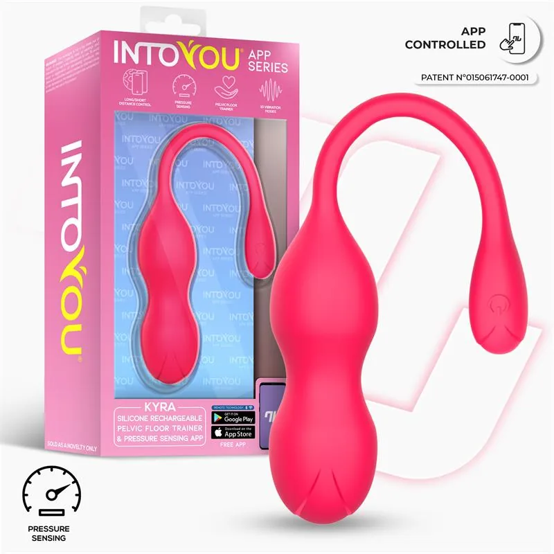 Treinador de Pavimento Pélvico Kyra com Sensor de Pressão e Aplicação InToYou — vista 2 de 10
