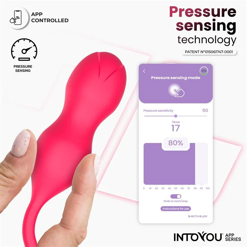 Treinador de Pavimento Pélvico Kyra com Sensor de Pressão e Aplicação InToYou — vista 3 de 10