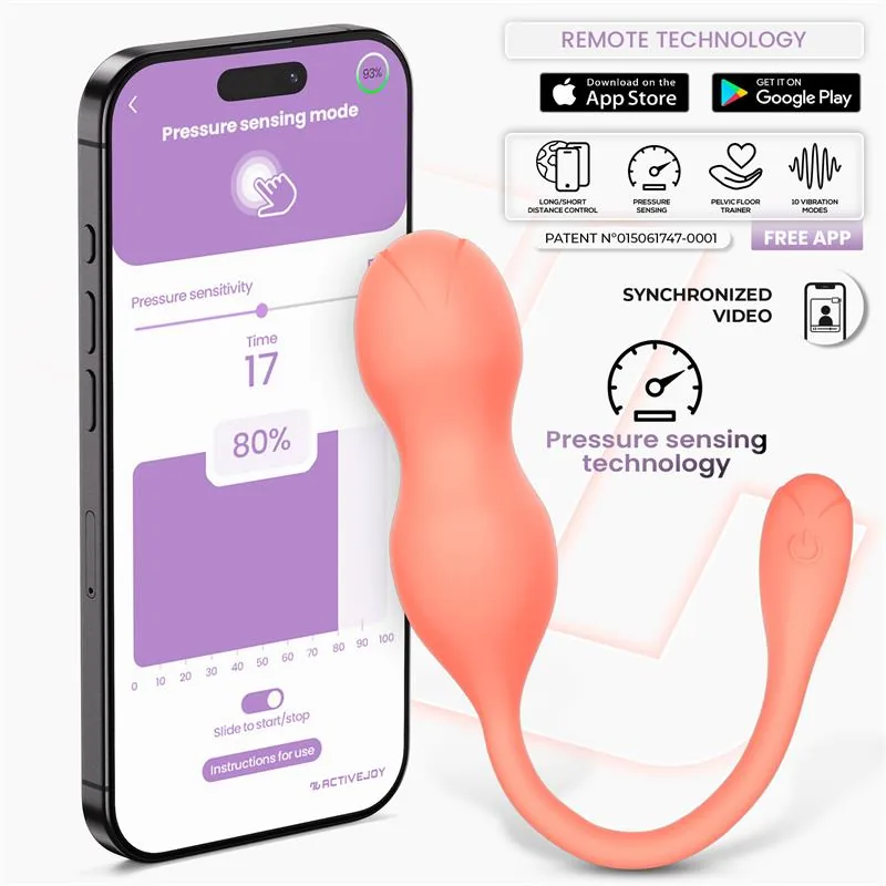 Treinador de Pavimento Pélvico Kyra com Sensor de Pressão e Aplicação InToYou