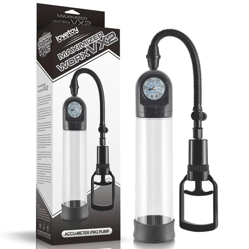 Bomba de Vácuo Maximizer Worx VX2 com Medidor de Pressão Lovetoy 20 cm — vista 8 de 8