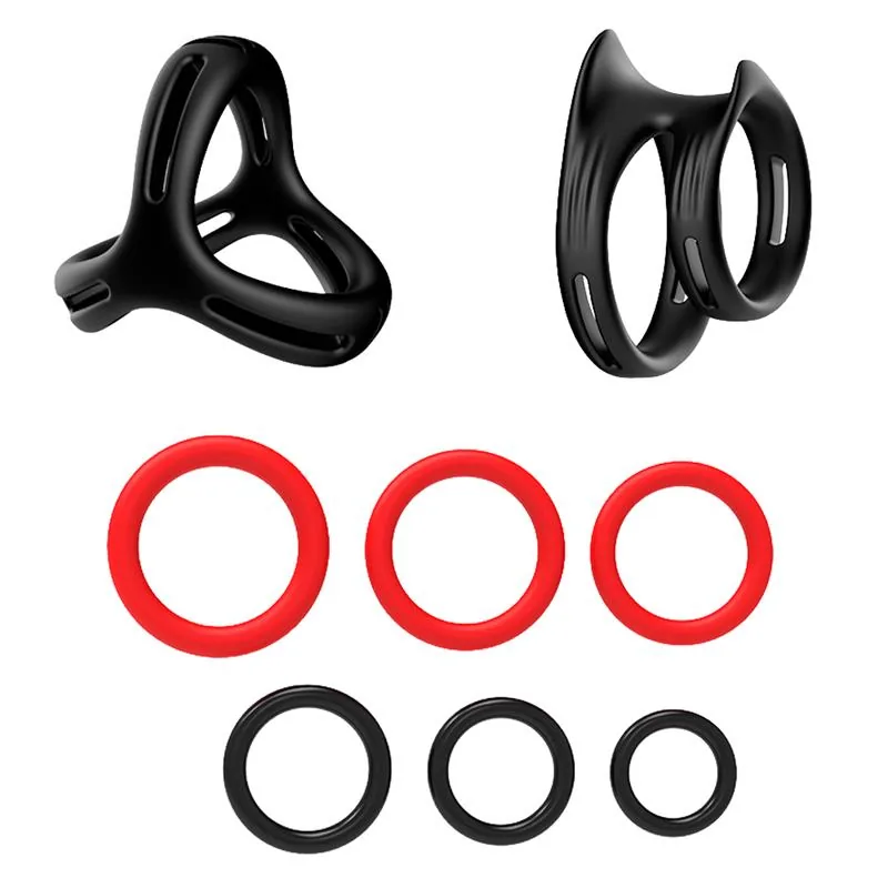 Conjunto de 8 Anéis Penianos Flexíveis Urban Sky