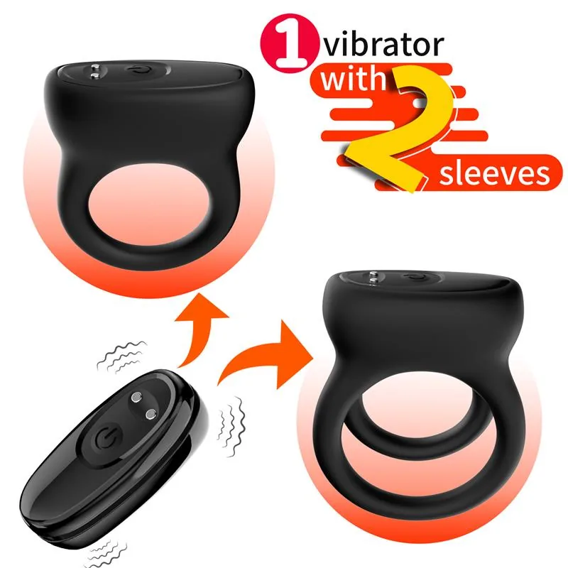 Conjunto de 2 Anéis Penianos Vibradores Urban Sky