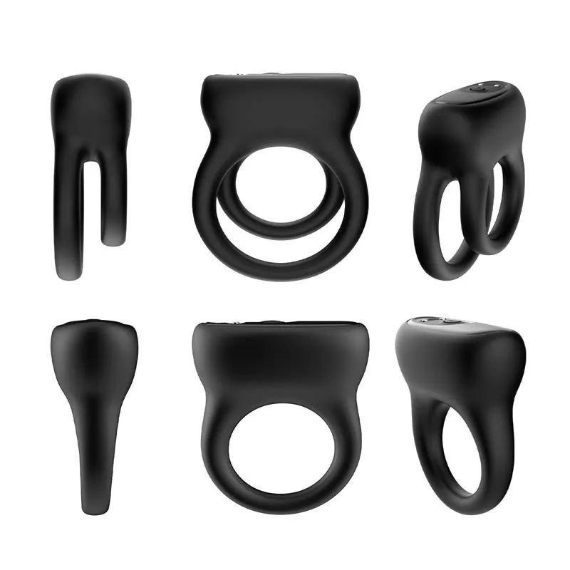 Conjunto de 2 Anéis Penianos Vibradores Urban Sky — vista 2 de 7