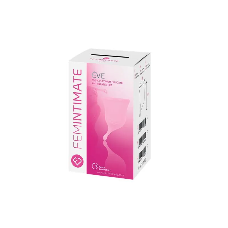 Copo Menstrual Eve Tamanho L Silicone Rosa — vista 3 de 3