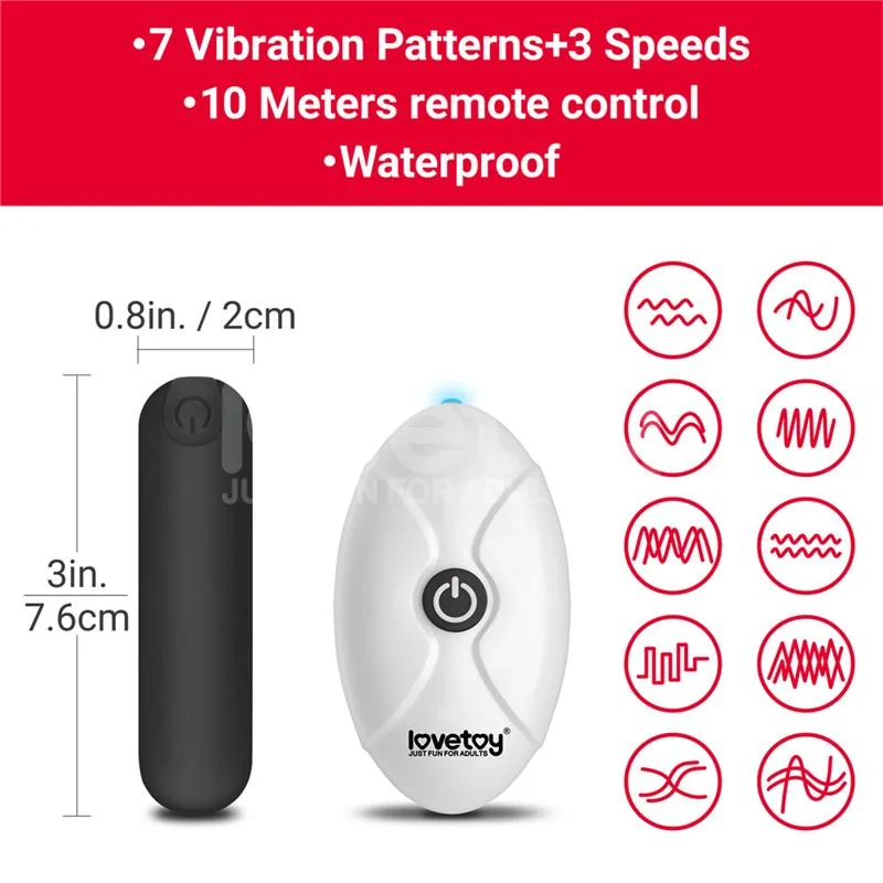 Cueca Vibratória Estampada 34-38 Lovetoy — vista 11 de 14