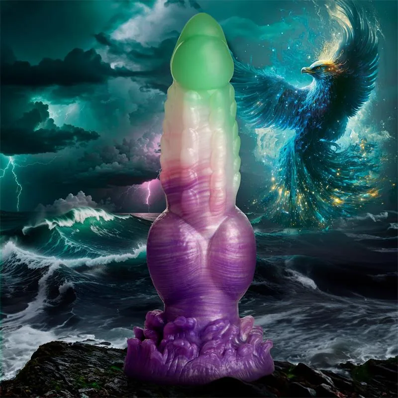 Dildo Aqua Phoenix Silicone Creature Cocks — vista 12 de 14