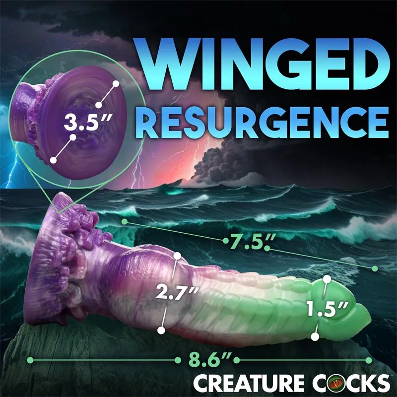 Dildo Aqua Phoenix Silicone Creature Cocks — vista 13 de 14