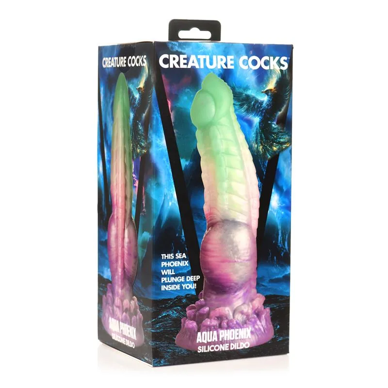 Dildo Aqua Phoenix Silicone Creature Cocks — vista 14 de 14