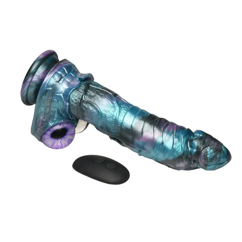 Dildo Astro-Thrust com Vibração e Vaivém Silicone Creature Cocks