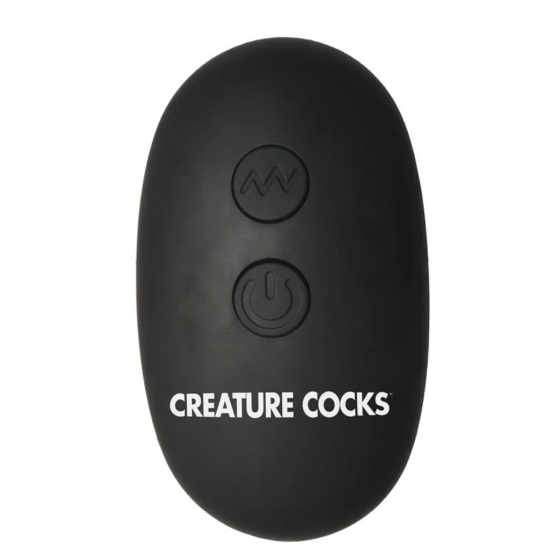 Dildo Astro-Thrust com Vibração e Vaivém Silicone Creature Cocks — vista 7 de 8