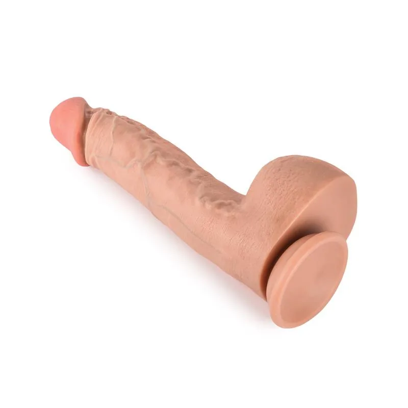 Dildo August Dupla Camada Realista PVC 28 cm Cock for Queen Xise — vista 5 de 6