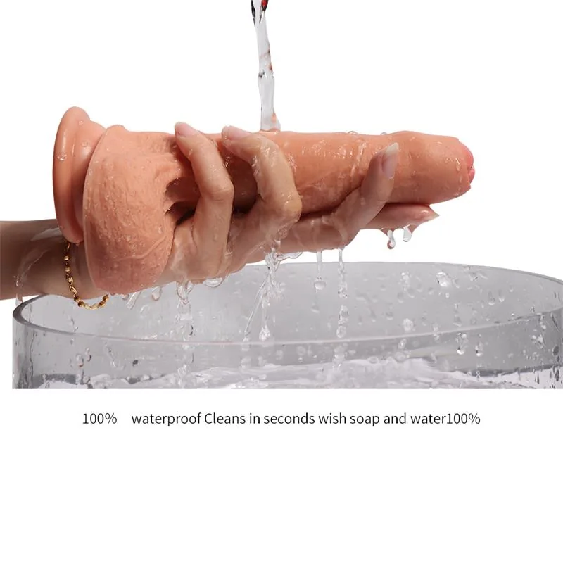 Dildo Azazel Silicone Dupla Densidade 18 cm — vista 5 de 6