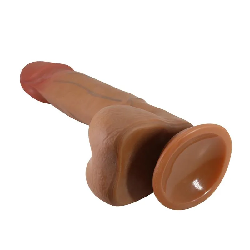 Dildo Bahamut Realista Curvo com Ventosa — vista 5 de 7