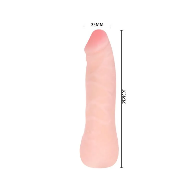 Dildo Baile Flexível 16,3 cm Natural — vista 5 de 6
